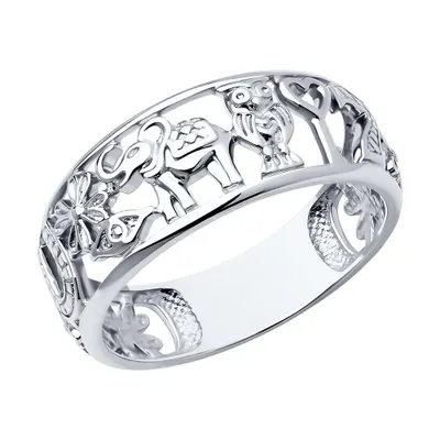 Кольцо из серебра из серебро