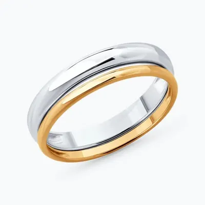Кольцо из золочёного серебра из серебро