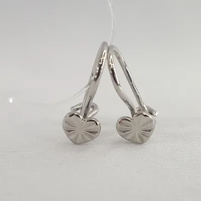серьги из серебро