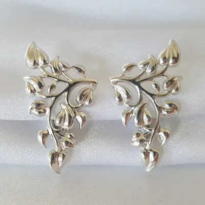 Серьги из серебра из серебро