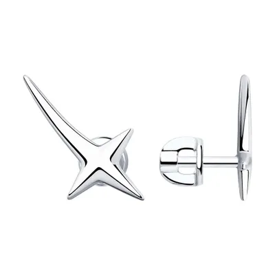 Серьги из серебра из серебро