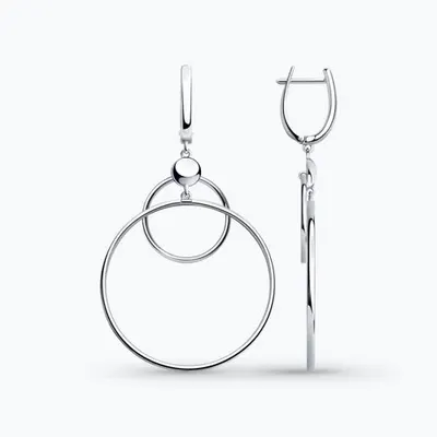 Серьги из серебра из серебро