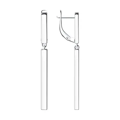 Серьги из серебра из серебро