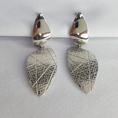 Серьги из серебра из серебро