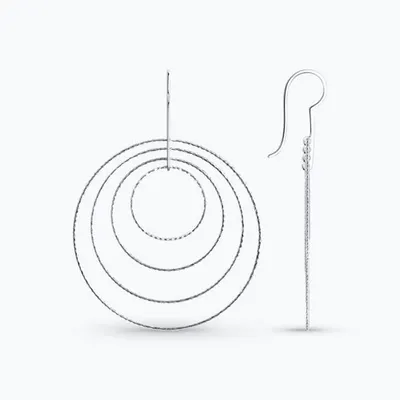 Серьги из серебра из серебро