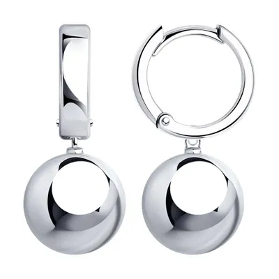 Серьги из серебра из серебро