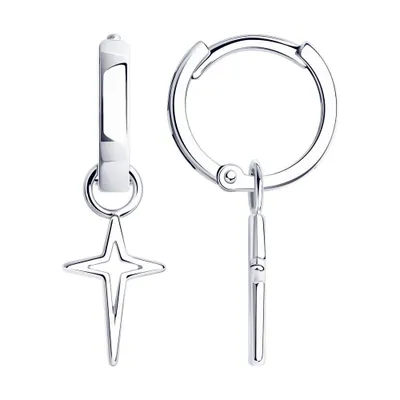 Серьги из серебра из серебро