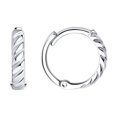 Серьги из серебра из серебро