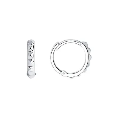 Серьги из серебра из серебро