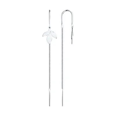 Серьги из серебра из серебро