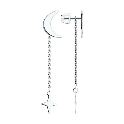 Серьги из серебра из серебро