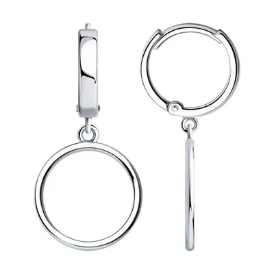Серьги из серебра из серебро
