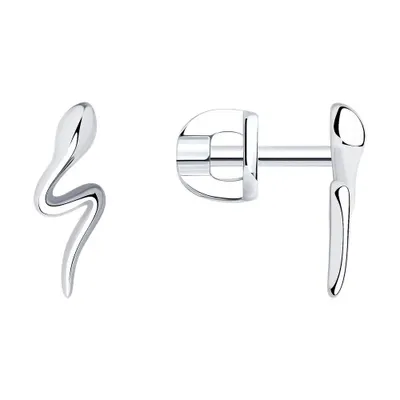 Серьги из серебра из серебро