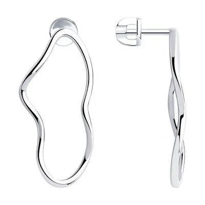 Серьги из серебра из серебро