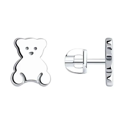 Серьги из серебра из серебро