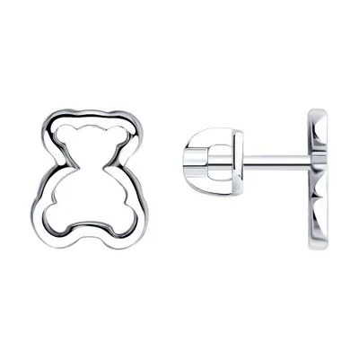 Серьги из серебра из серебро