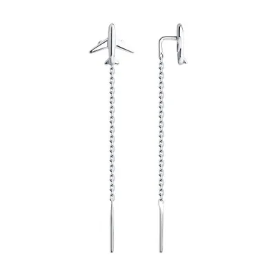 Серьги из серебра из серебро