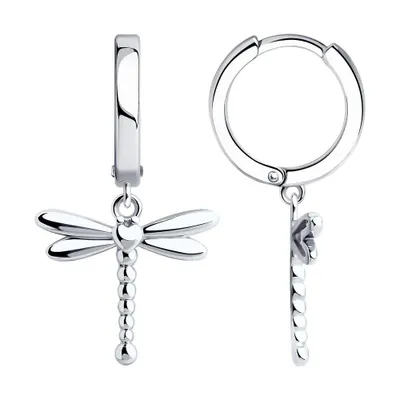 Серьги из серебра из серебро