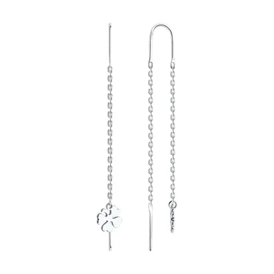 Серьги из серебра из серебро