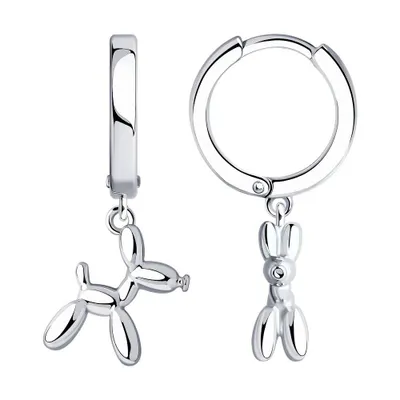 Серьги из серебра из серебро