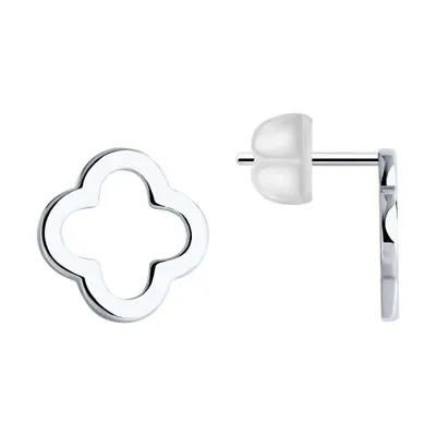 Серьги из серебра из серебро