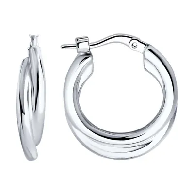 Серьги из серебра из серебро