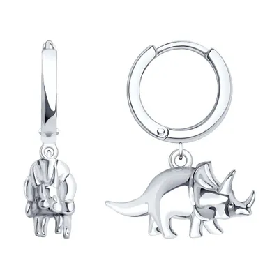 Серьги из серебра из серебро