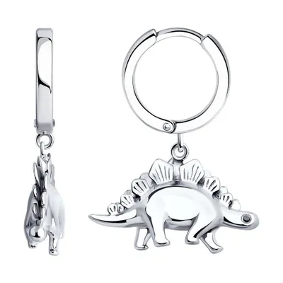 Серьги из серебра из серебро