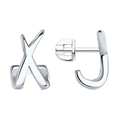 Серьги из серебра из серебро