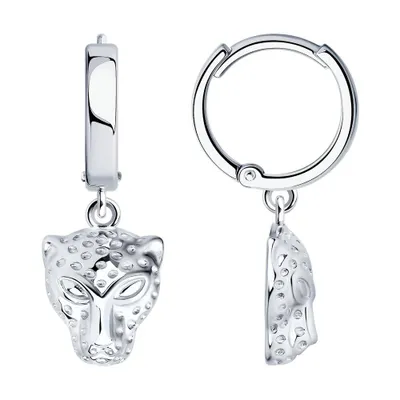 Серьги из серебра из серебро