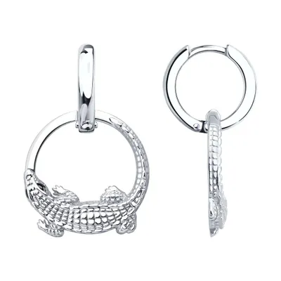 Серьги из серебра из серебро