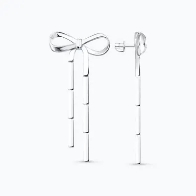 Серьги из серебра из серебро