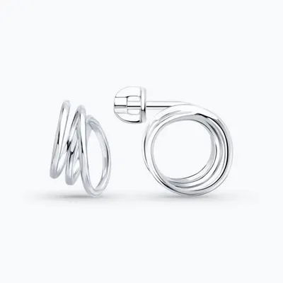 Серьги из серебра из серебро