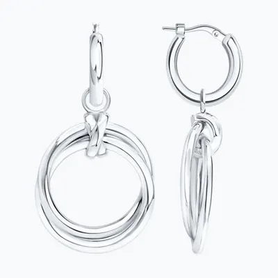 Серьги из серебра из серебро