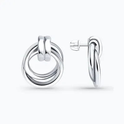 Серьги из серебра из серебро