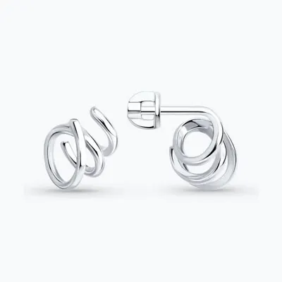 Серьги из серебра из серебро