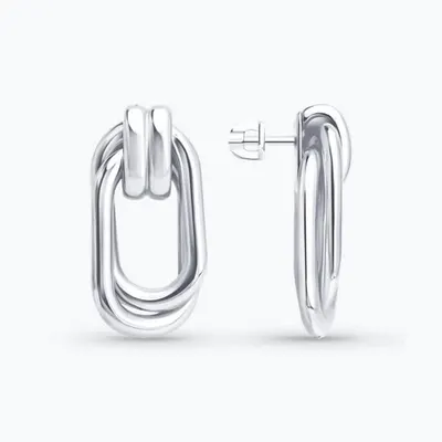 Серьги из серебра из серебро