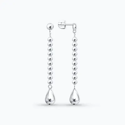 Серьги из серебра из серебро