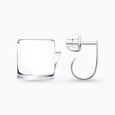 Серьги из серебра из серебро