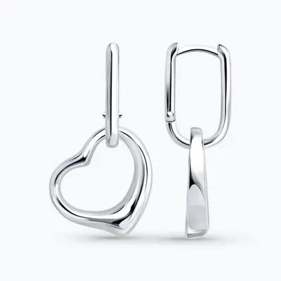 Серьги из серебра из серебро