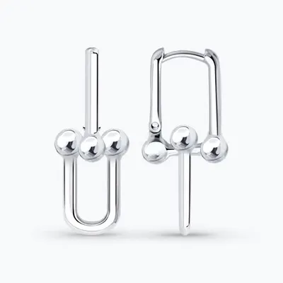 Серьги из серебра из серебро