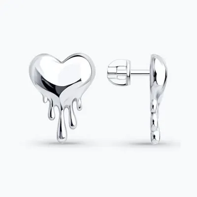 Серьги из серебра из серебро