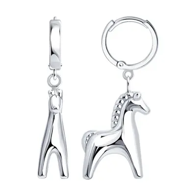 Серьги из серебра из серебро