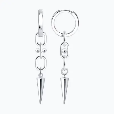 Серьги из серебра из серебро