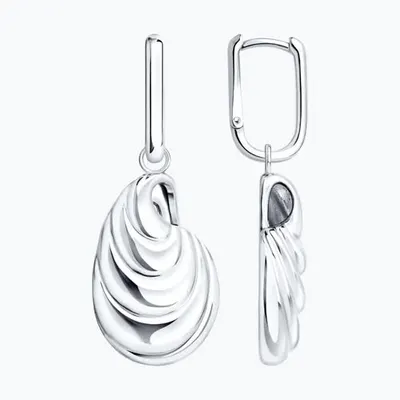 Серьги из серебра из серебро