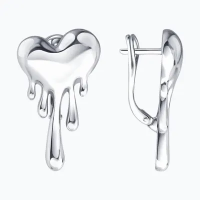 Серьги из серебра из серебро