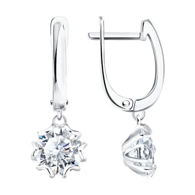 серьги из серебро