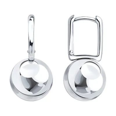 Серьги из серебра из серебро