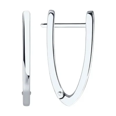 Серьги из серебра из серебро