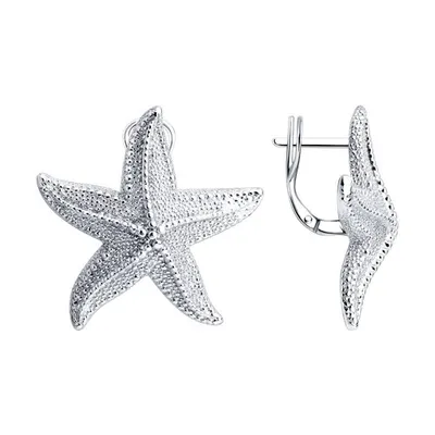 Серьги из серебра из серебро